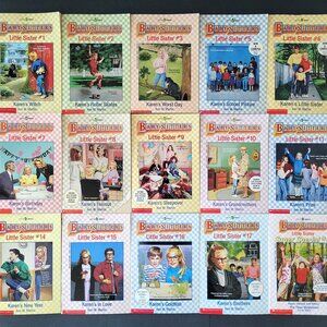 THE BABYSITTERS CLUB LITTLE SISTER LOT OF 15 BOOKS 80s VINTAGE 1-17 SUPER SPEC.